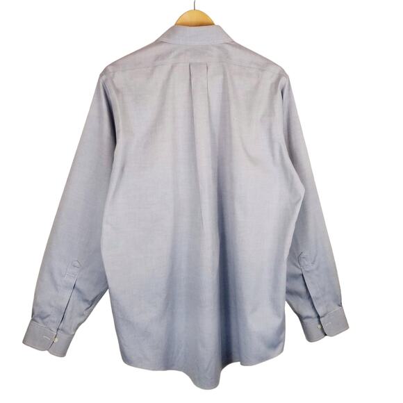 Brooks Brothers Men's 100% Cotton Non Iron Light Blue Dress Shirt M 15.5 - 35 - Picture 2 of 6